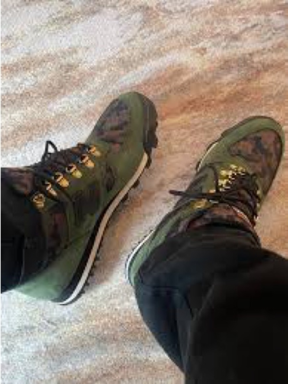 New Balance Joe  freshgoods Men’s Olive Green Camo Hiking Boots